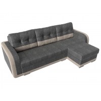 Угловой диван Марсель (рогожка серый бежевый) - Изображение 5